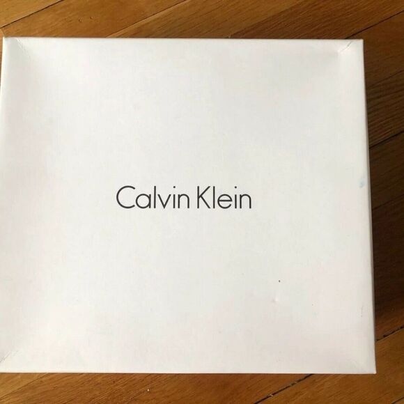 Calvin Klein Black Suede Ankle Booties Boots 7.5 - Picture 8 of 10